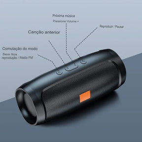 Caixa de Som Portátil sem Fio Bluetooth 5.0 Ipx7