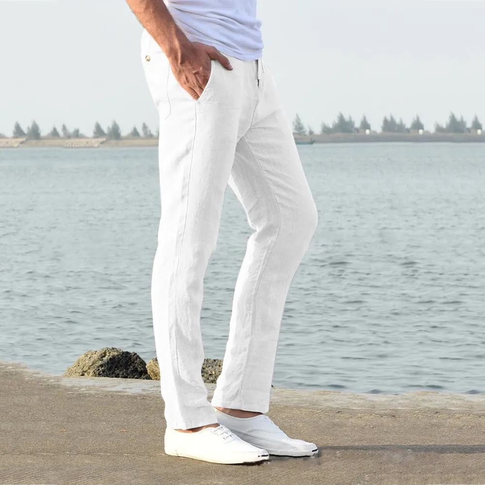 Calça Masculina de Linho