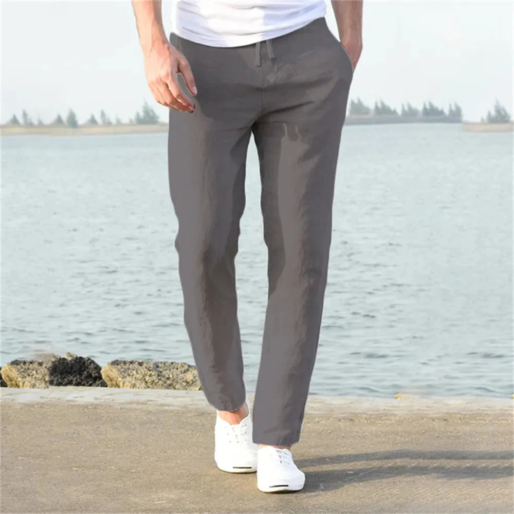 Calça Masculina de Linho