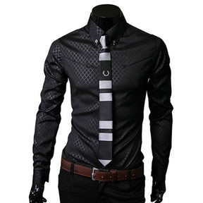 Camisa Social Xadrez One Color Masculina