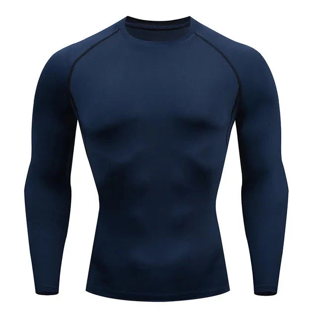 Blusa de Malhar Masculina Manga Longa - Leve e Respirável