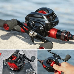 Carretilha Ae-2000 e Vara de Pesca - Kit Completo