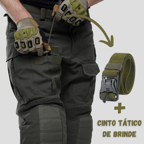 Calça Tática Militar Impermeável + Cinto de Brinde