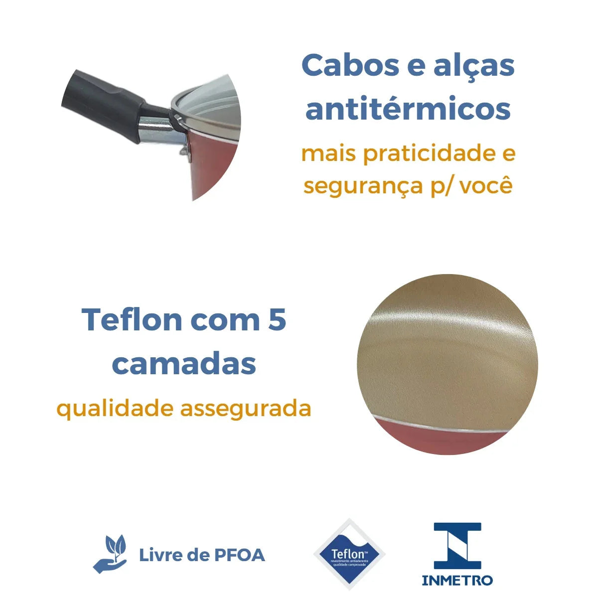 Jogo de Panelas Antiaderente com Tampas de Vidro + Brinde Exclusivo