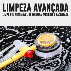 Kit de Escova de Limpeza Rotatória Automática - CarWash Mop