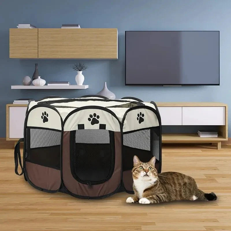 Casinha Portátil Dobrável para Gatos - FlexFold