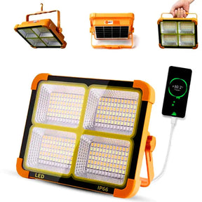 Refletor Led Solar Impermeavel com Powerbank Embutido - SolarBeam AquaCharge