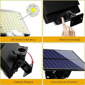 Refletor Solar com Sensor de Movimento a Prova d' Água