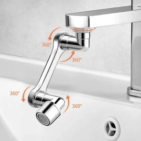 Extensor de Torneira Universal em Inox com Rotação de 1080°