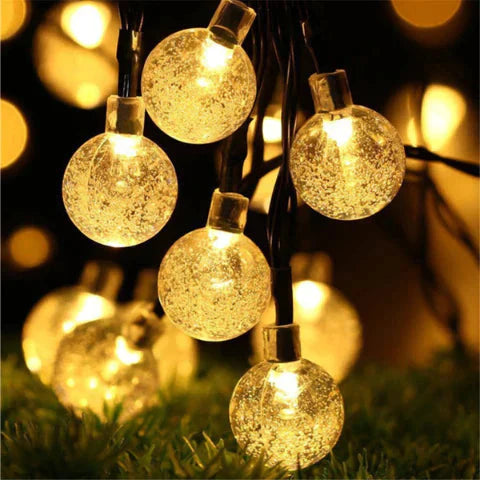 Varal de Luzes Led para Decoração de Natal