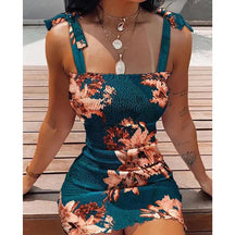 Vestido Floral Feminino Curto - Liza