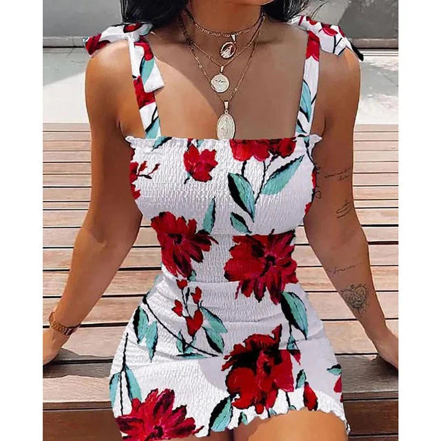 Vestido Floral Feminino Curto - Liza